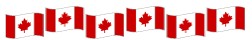 Canada flags